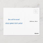 Carte Postale Vous auriez été ici (Dos)