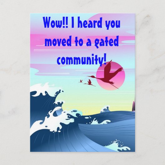 Carte postale "Vous avez appris que vous étiez dém (Devant)