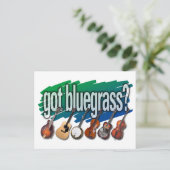 Carte Postale "Vous avez Bluegrass ?" (Debout devant)