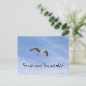 Carte Postale Vous avez cette Belle Motivation de vol d'oiseau (Debout devant)