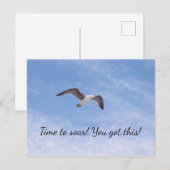 Carte Postale Vous avez cette Belle Motivation de vol d'oiseau (Devant / Derrière)