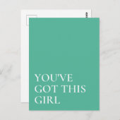 Carte Postale Vous avez cette citation inspirante (Devant / Derrière)