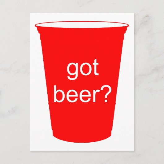 Carte Postale vous avez de la bière ? (Devant)
