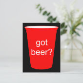 Carte Postale vous avez de la bière ? (Debout devant)