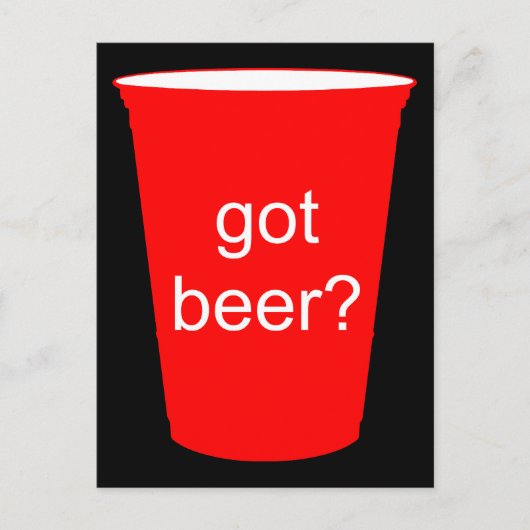 Carte Postale vous avez de la bière ? (Devant)
