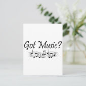 Carte Postale Vous avez de la musique ? (Notes 1) (Debout devant)