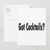 Carte Postale Vous avez des cocktails ? (Devant / Derrière)