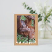 Carte Postale Vous avez des tartes à la boue ? (Debout devant)