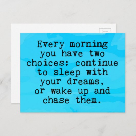 Carte Postale Vous Avez Deux Choix De Devis (Devant / Derrière)