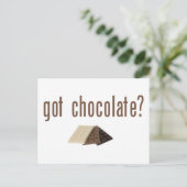Carte Postale Vous avez du chocolat ? (w/bars) (Debout devant)