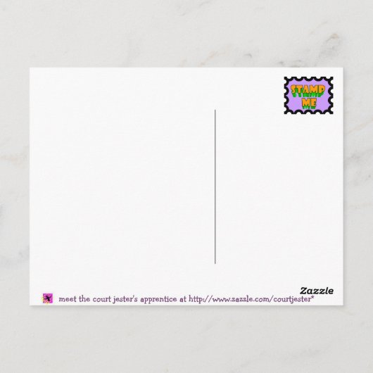 Carte Postale vous avez du citrouille ? (Dos)