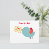 Carte Postale Vous avez du courrier (Debout devant)