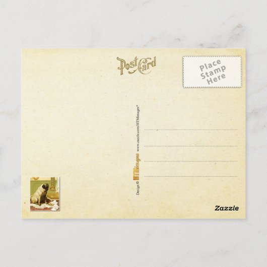 Carte Postale Vous avez du courrier (Dos)