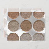 Carte Postale Vous avez du maquillage ? - Palette de fondation e (Devant / Derrière)