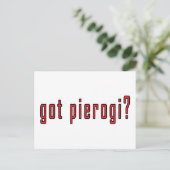 Carte Postale vous avez du pierogi ? (Debout devant)