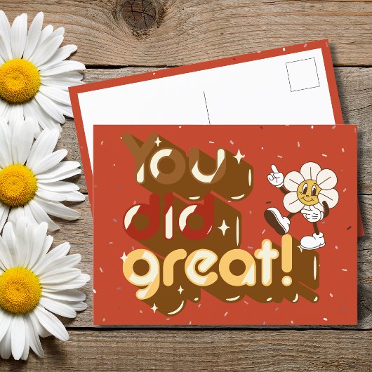 Carte Postale Vous avez fait un excellent travail Rétro