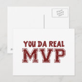 Carte Postale Vous avez fait un vrai MVP (Devant / Derrière)