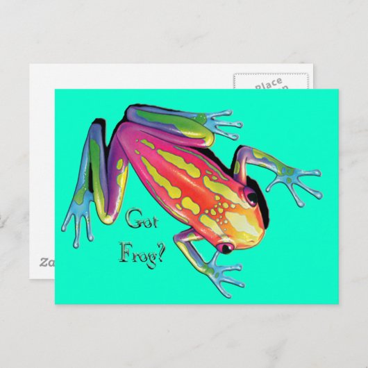 Carte Postale Vous avez Grenouille ? (Devant / Derrière)