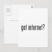 Carte Postale vous avez internet ? (Devant / Derrière)