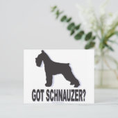 Carte Postale Vous avez Schnauzer ? (Debout devant)