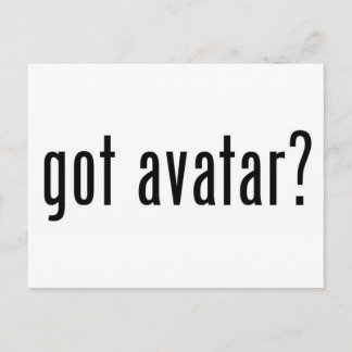 Carte Postale vous avez un avatar ?