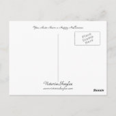 Carte Postale Vous avez un Halloween heureux (Dos)