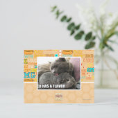 CARTE POSTALE VOUS AVEZ UNE SAVEUR (Debout devant)