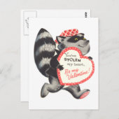 Carte Postale Vous avez volé mon cœur (Devant / Derrière)