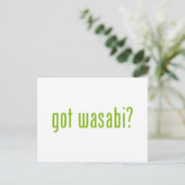 Carte Postale vous avez wasabi ? (Debout devant)