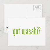 Carte Postale vous avez wasabi ? (Devant / Derrière)