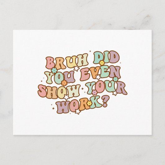 Carte Postale Vous Comptez Energie Drôle E=MC2 Science Phy Nerd (Devant)