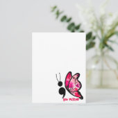 Carte Postale Vous Comptez - Papillon (Debout devant)