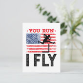 Carte Postale Vous courez I Flly Track et Field Hurdles Hurdler (Debout devant)