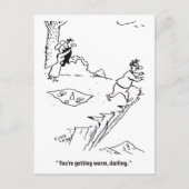 Carte Postale Vous Devez Chaud Chérie, Triangle D'Amour, Drôle (Devant)