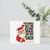 Carte Postale Vous Devriez Voir La Taille De Mon Sack Drôle Père (Debout devant)