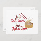 Carte Postale Vous Dim Sum (Devant / Derrière)