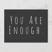 Carte Postale VOUS EN ÊTES ASSEZ | Graphique d'art Word inspirat (Devant)