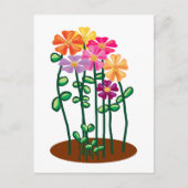 Carte Postale Vous envoyer des fleurs (Devant)