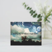 Carte Postale Vous envoyer mon imagination folle (Debout devant)