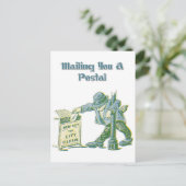 Carte Postale Vous envoyer un courrier - ou pas ! (Debout devant)