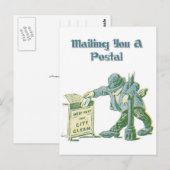 Carte Postale Vous envoyer un courrier - ou pas ! (Devant / Derrière)