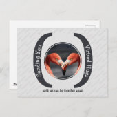 Carte Postale VOUS ENVOYEZ DES HUGS VIRTUELS Modèle photo GRAY (Devant / Derrière)