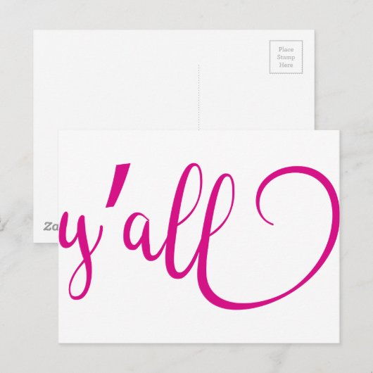 Carte Postale Vous êtes (Devant / Derrière)