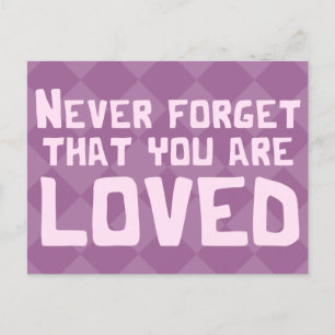 Carte Postale Vous êtes adoré Platon Valentine