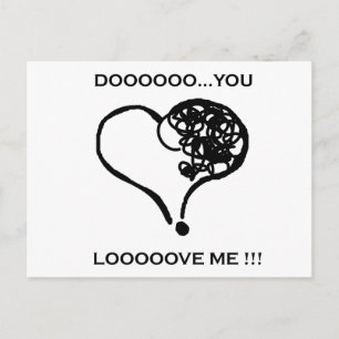 Carte Postale Vous êtes ? Aimez-moi !