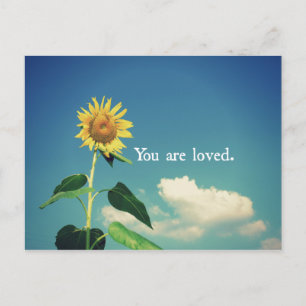 Carte Postale Vous êtes amoureux du tournesol