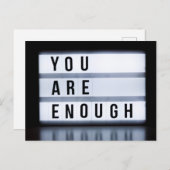 Carte Postale Vous êtes assez (Devant / Derrière)