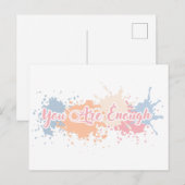 Carte Postale Vous Êtes Assez (Devant / Derrière)
