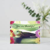 Carte Postale Vous êtes Belle (Debout devant)