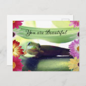 Carte Postale Vous êtes Belle (Devant / Derrière)